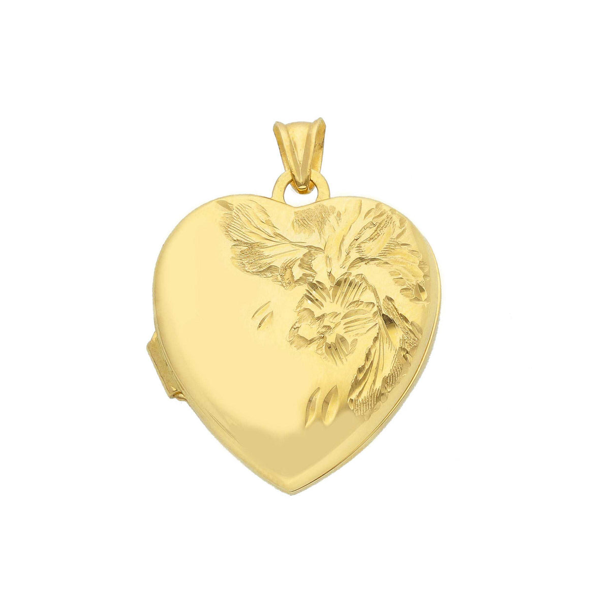 Ciondolo Cuore Portafoto in Oro Giallo 18k