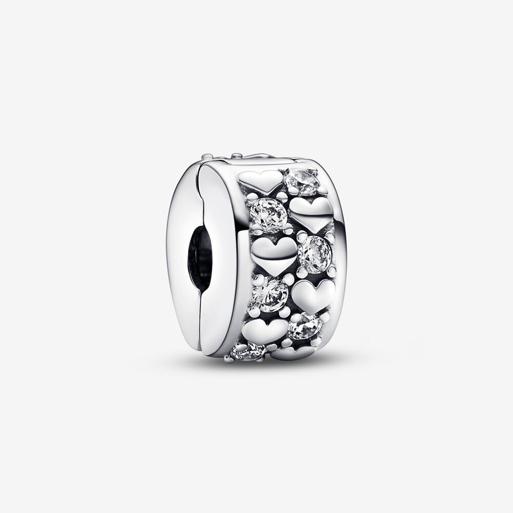 Pandora Clip Cuori e Pietre 792235C01