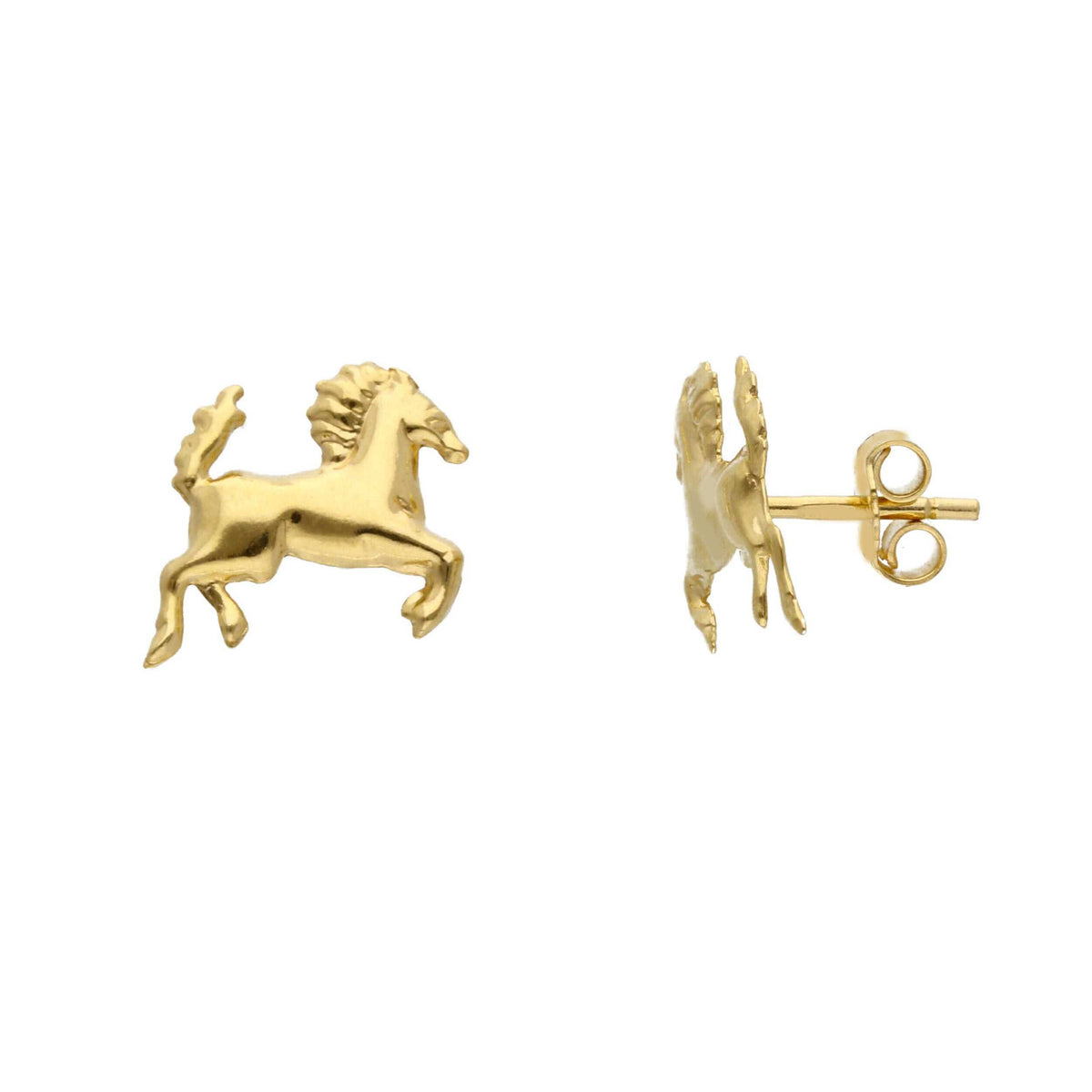 Maiocchi Gold Orecchini Cavallo Oro Giallo 18kt
