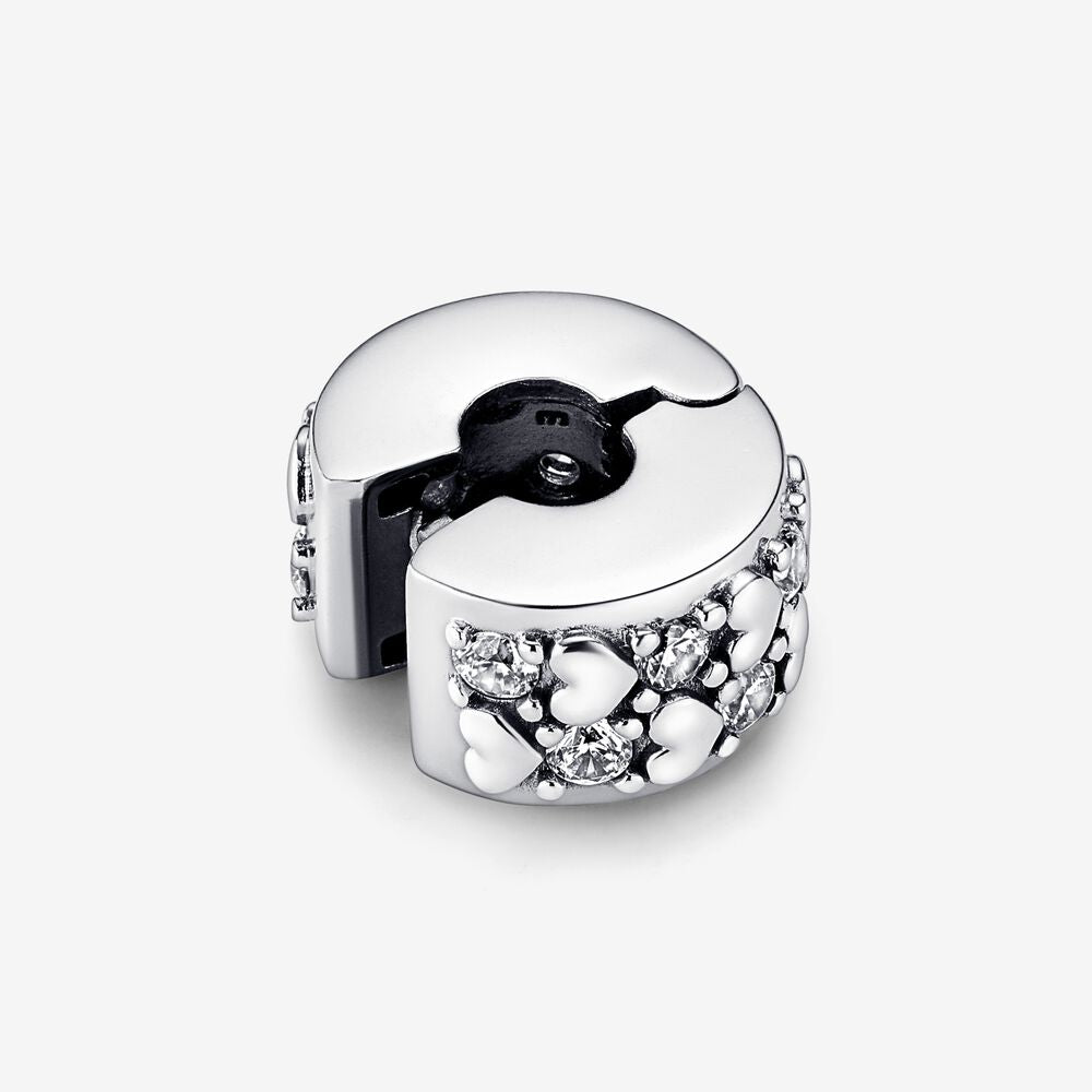 Pandora Clip Cuori e Pietre 792235C01