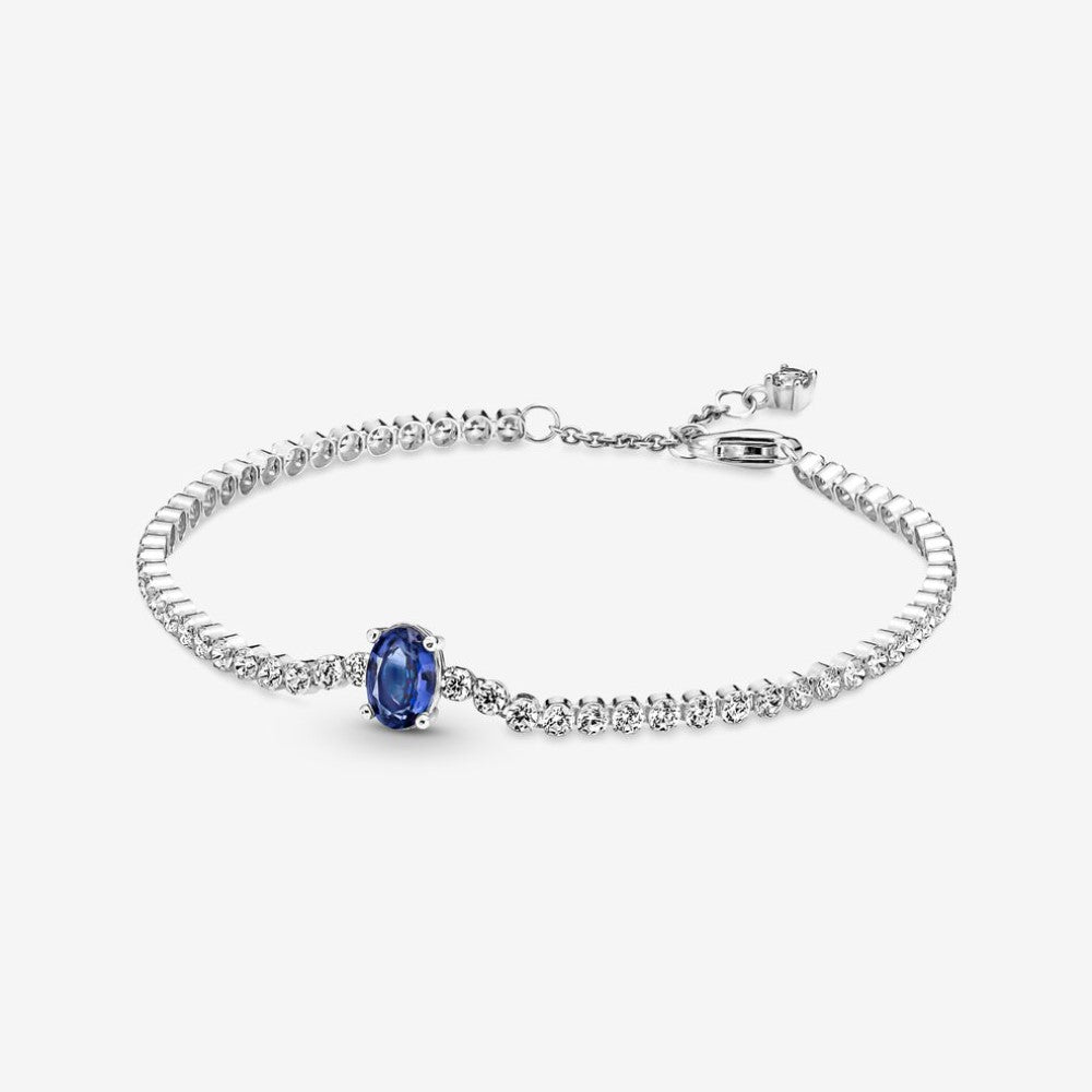 Pandora Bracciale Tennis con Pietra Blu 590039C01