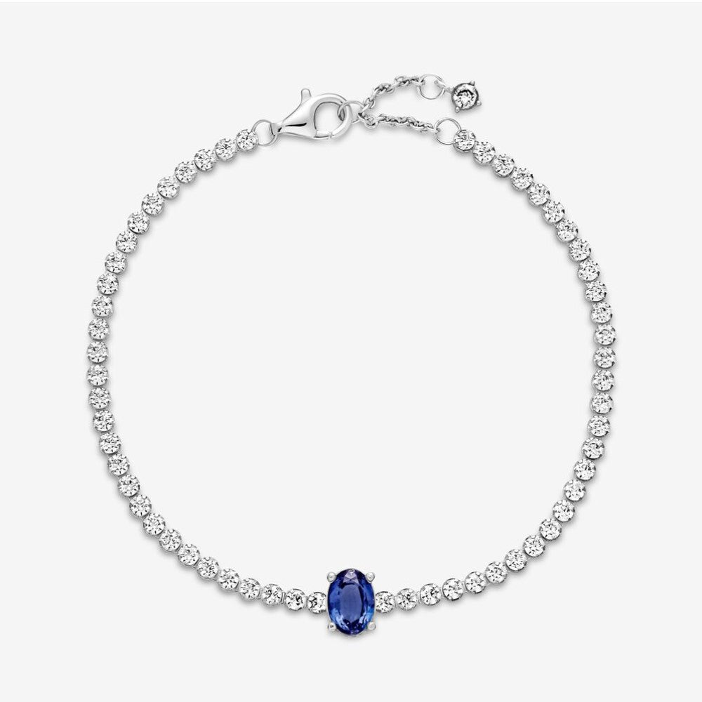 Pandora Bracciale Tennis con Pietra Blu 590039C01