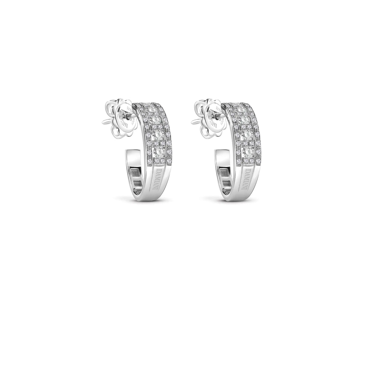 Damiani Orecchini Belle Epoque in Oro Bianco Diamanti