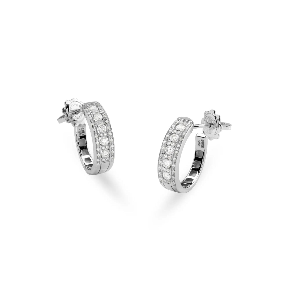 Damiani Orecchini Belle Epoque in Oro Bianco Diamanti