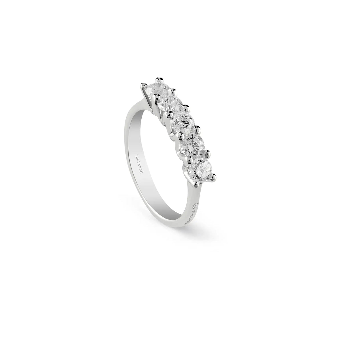  Salvini Ring in White Gold and Diamonds 0.70 ct F SI