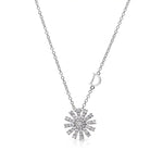  Damiani 12MM Daisy Necklace in White Gold and Diamonds