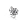  Damiani Mimosa Ring in White Gold with Diamonds