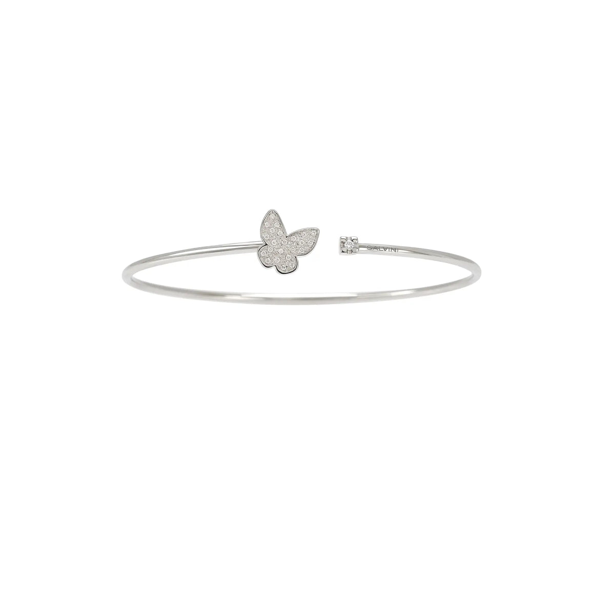 Salvini I Segni Butterfly Bracelet in White Gold and Diamonds