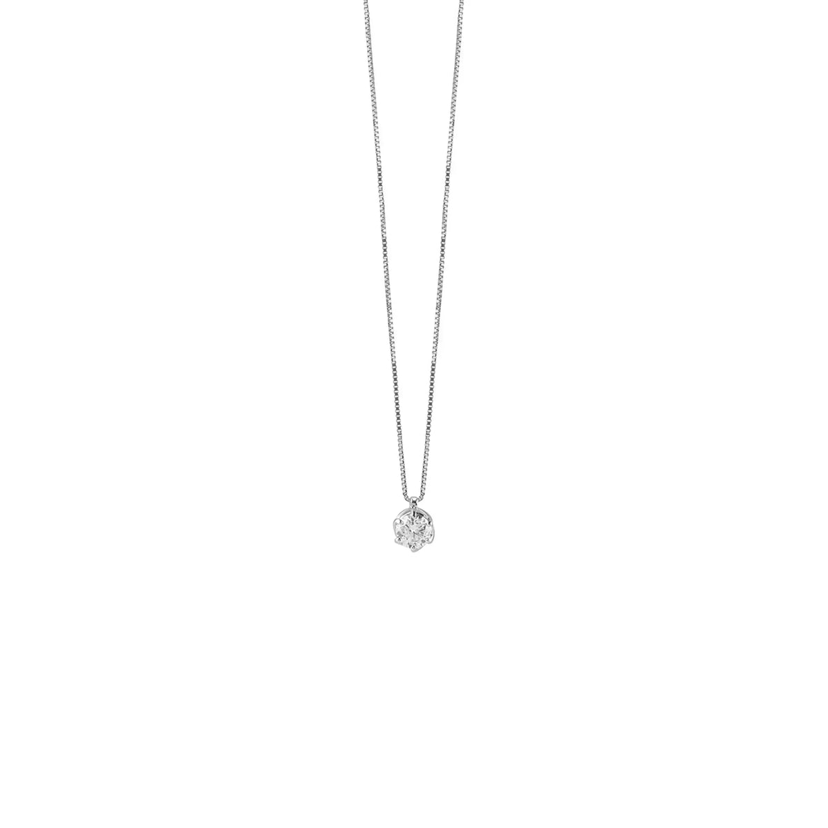  Salvini Magic Necklace in White Gold and Diamonds 0.20 ct