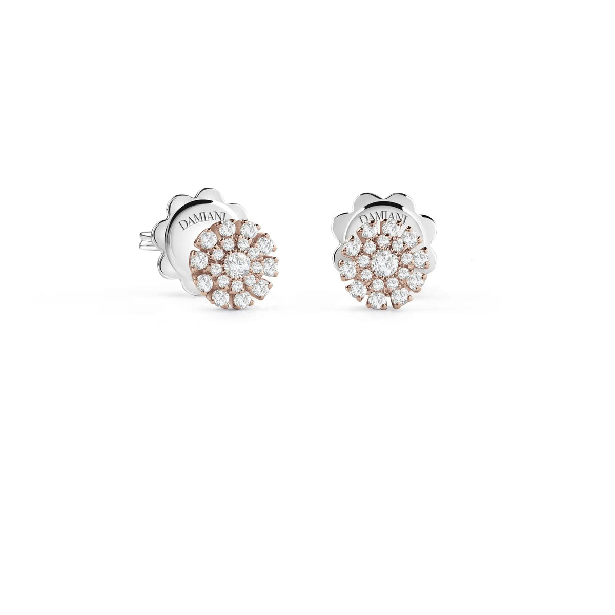 Damiani Orecchini Margherita Oro Rosa e Diamanti