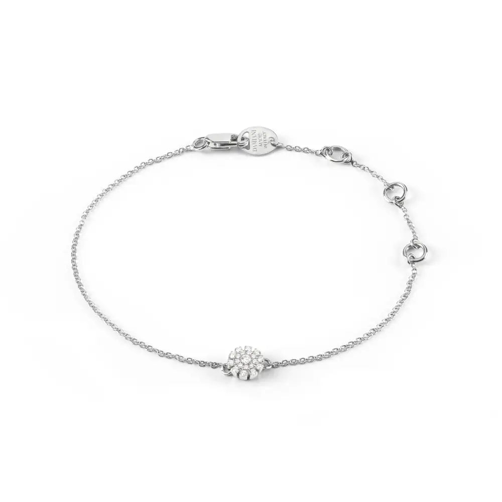 Damiani Bracciale Margherita in Oro Bianco e Diamanti