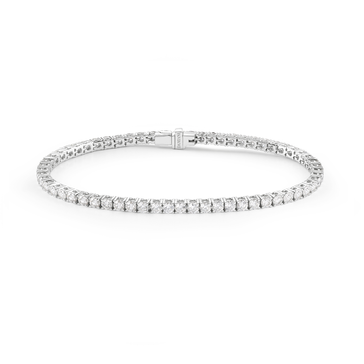 Damiani Bracciale Tennis VEROAMORE in Oro Bianco Diamanti ct 4,27