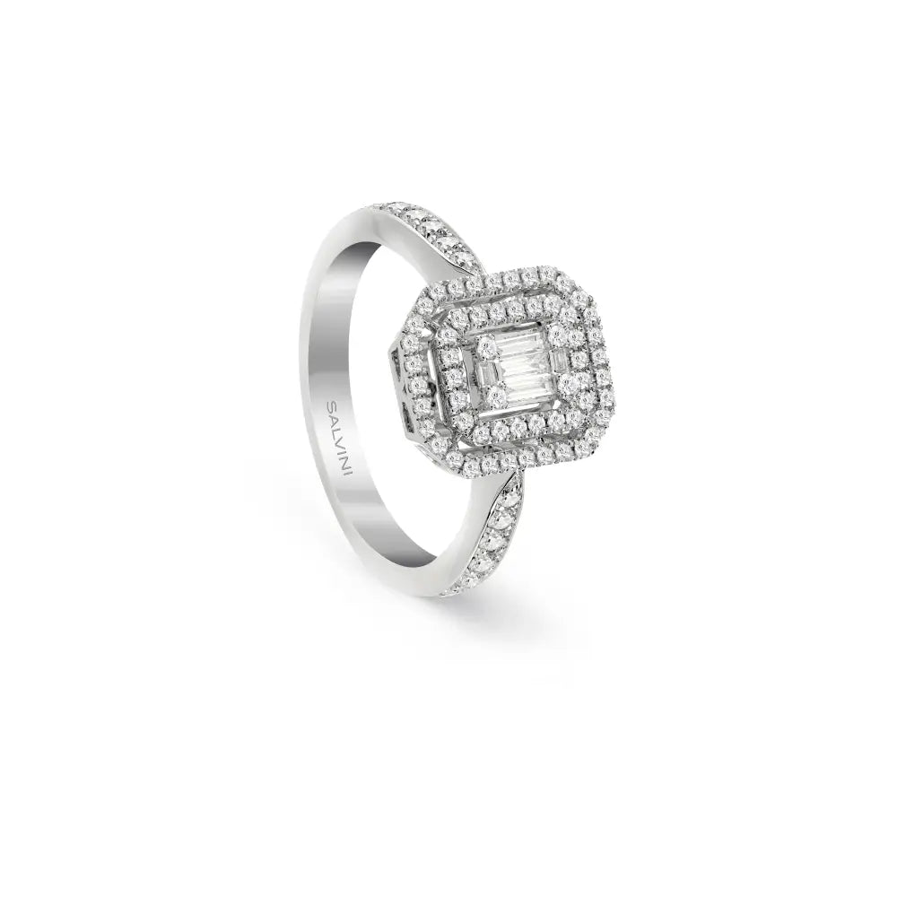  Salvini Magic Ring in White Gold and Diamonds 0.60 ct