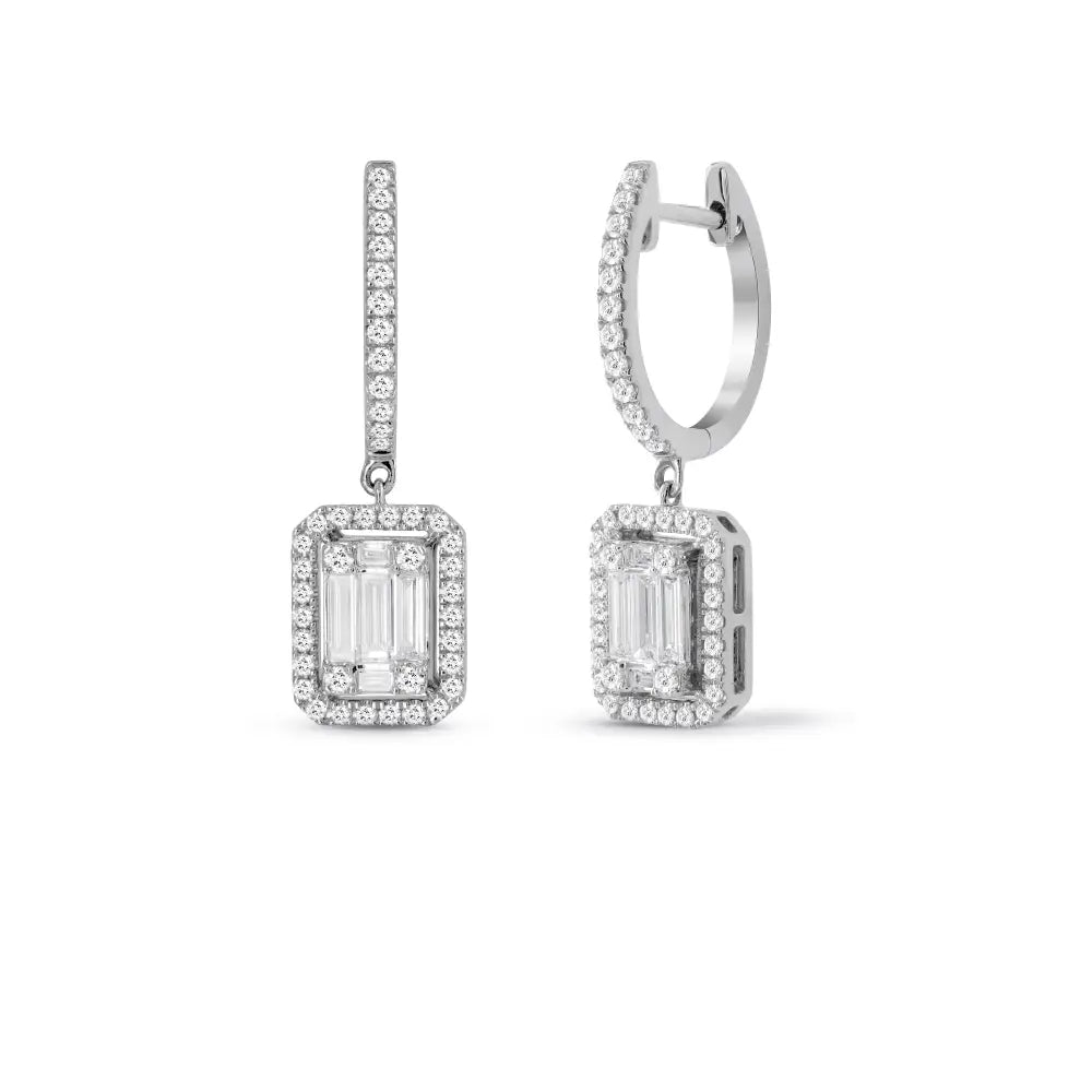 Salvini Magic Earrings in White Gold and Diamonds 0.87 ct