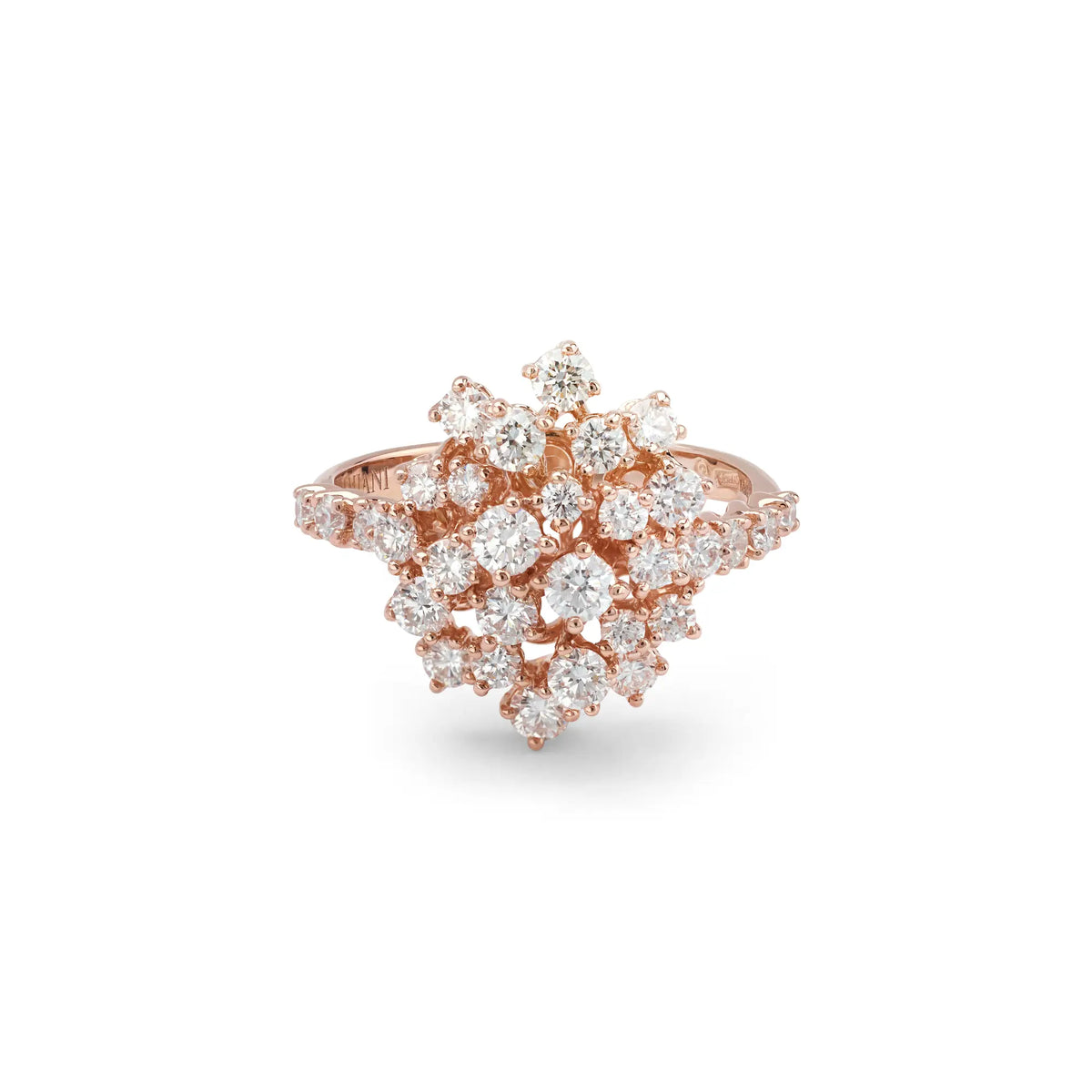 Damiani Mimosa Ring in White Gold with Diamonds