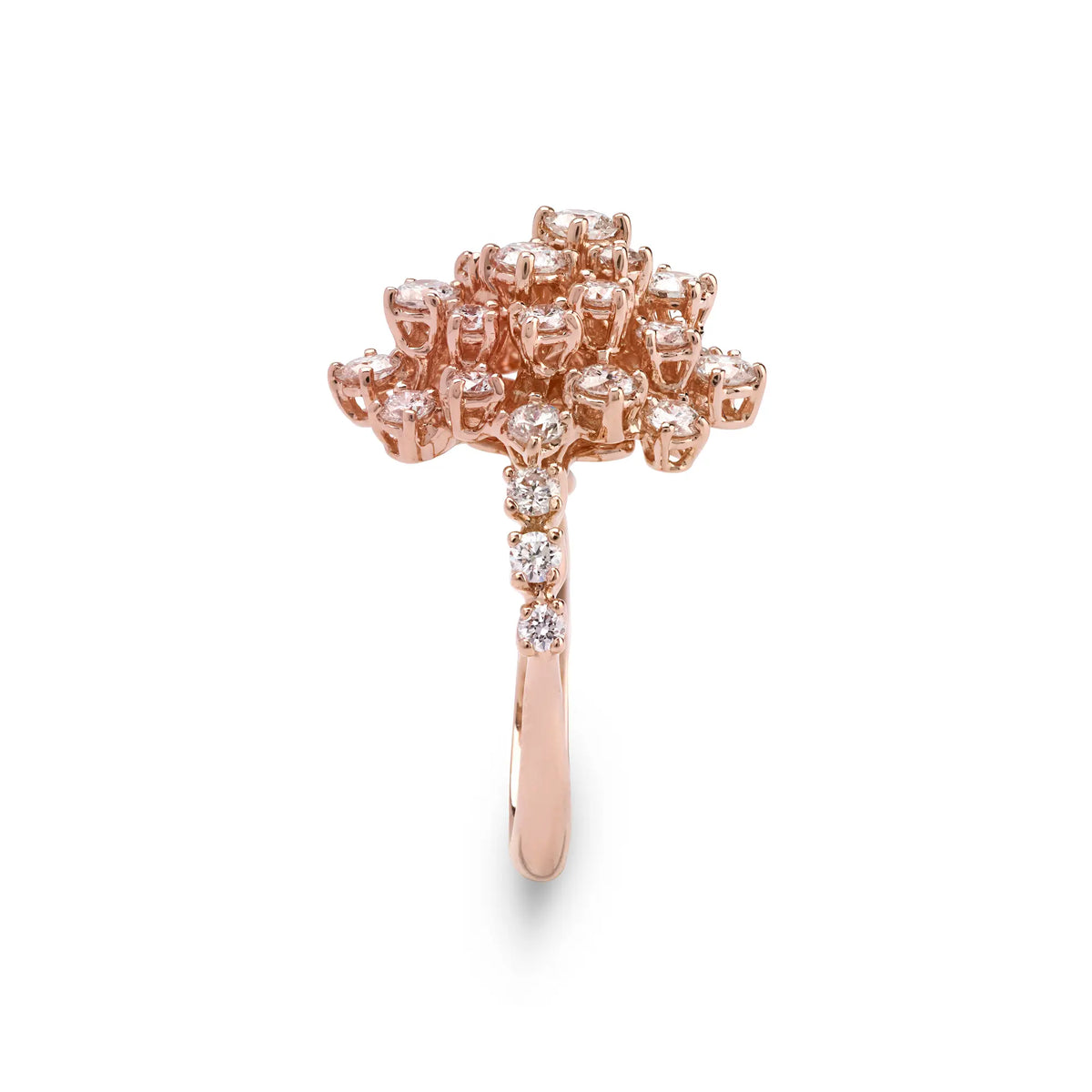 Damiani Mimosa Ring in White Gold with Diamonds