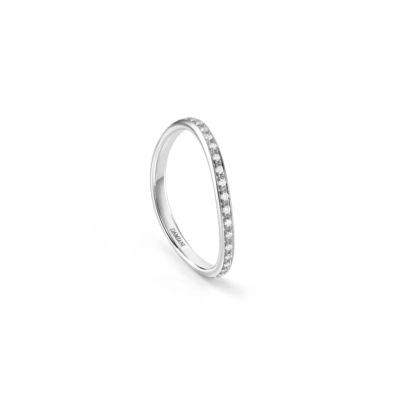  Damiani Luce wedding ring in white gold and diamonds 1.09 ct