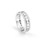  Damiani Belle Epoque Reel Ring in White Gold and Diamonds