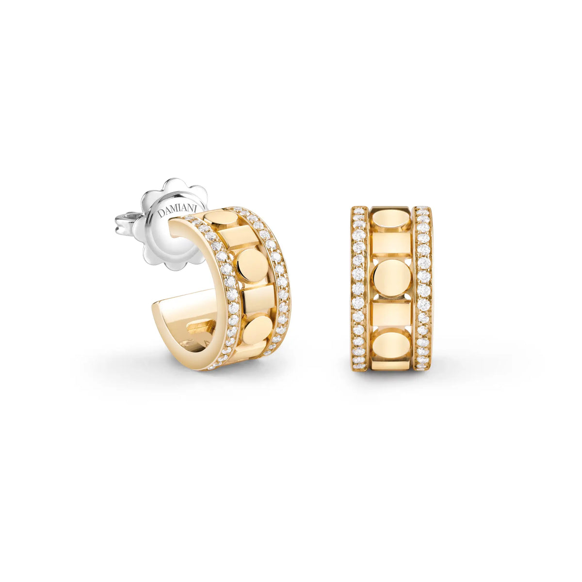Damiani Orecchini Belle Epoque Reel Oro Giallo e Diamanti