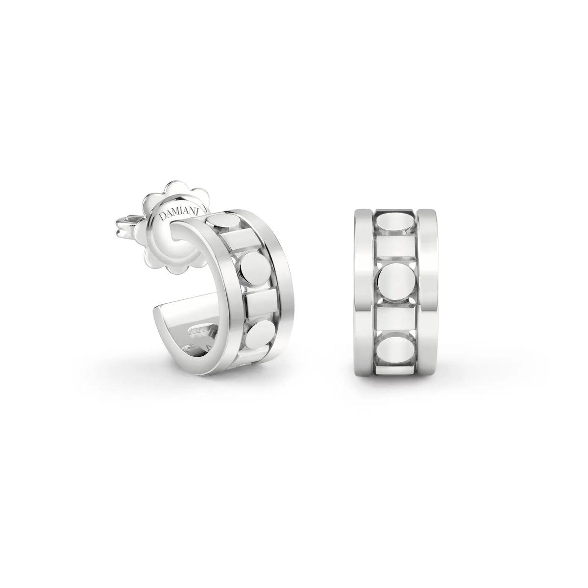 Damiani Orecchini Belle Epoque Reel Oro Bianco