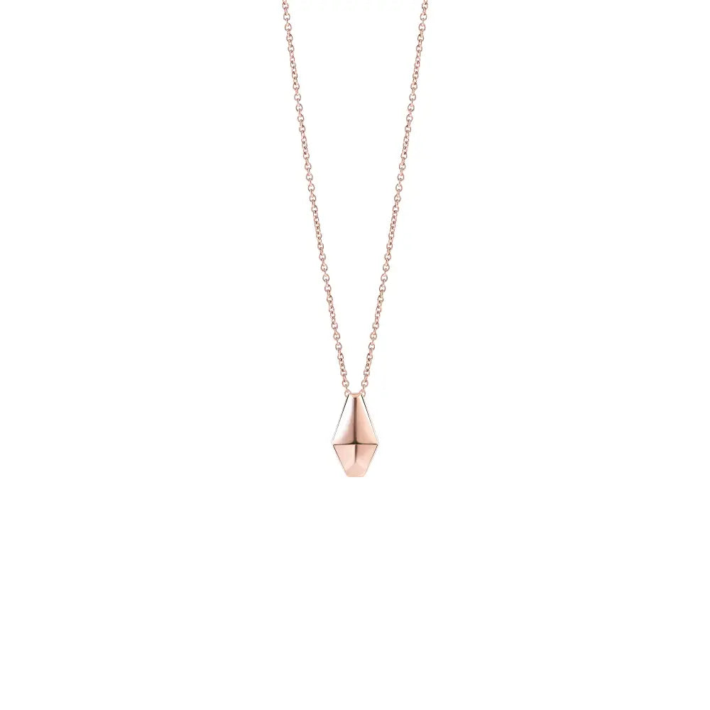  Salvini EVA Rose Gold and Red Hybrid Ceramic Necklace