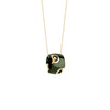  Damiani D.Icon Necklace in Green Ceramic, Yellow Gold and Diamond