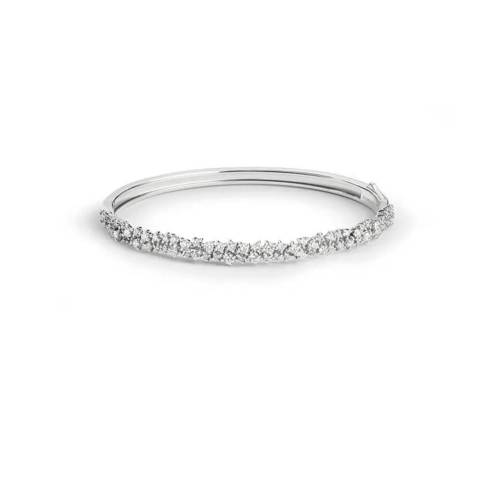 Damiani Bracciale Mimosa Oro Bianco e Diamanti