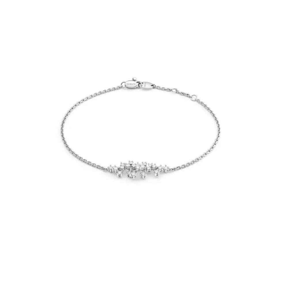 Damiani Bracciale Mimosa Oro Bianco e Diamanti