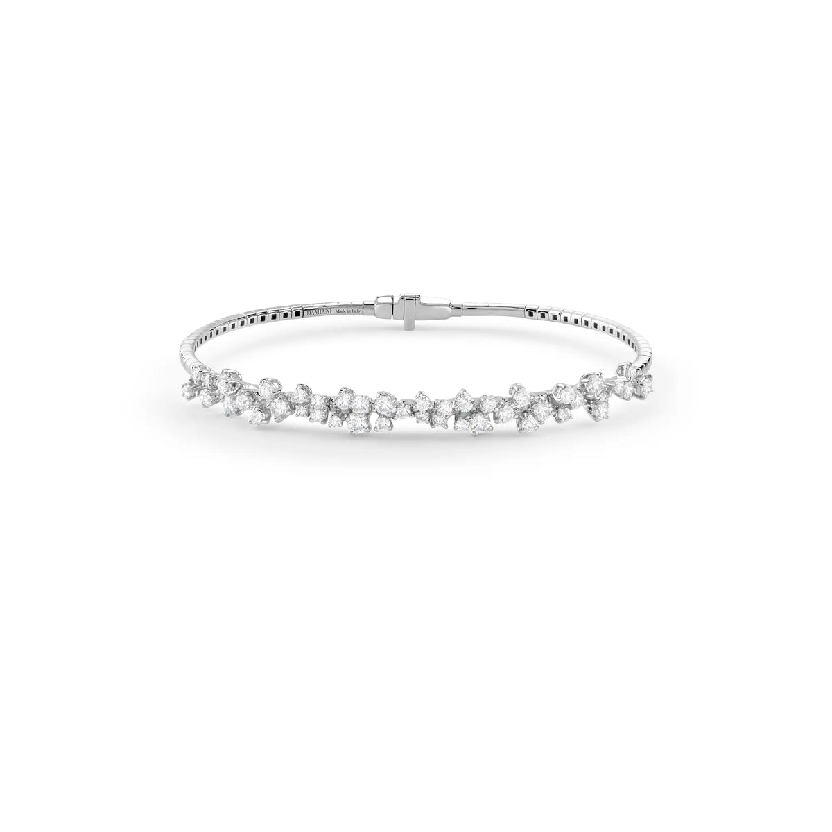 Damiani Bracciale Mimosa Oro Bianco e Diamanti