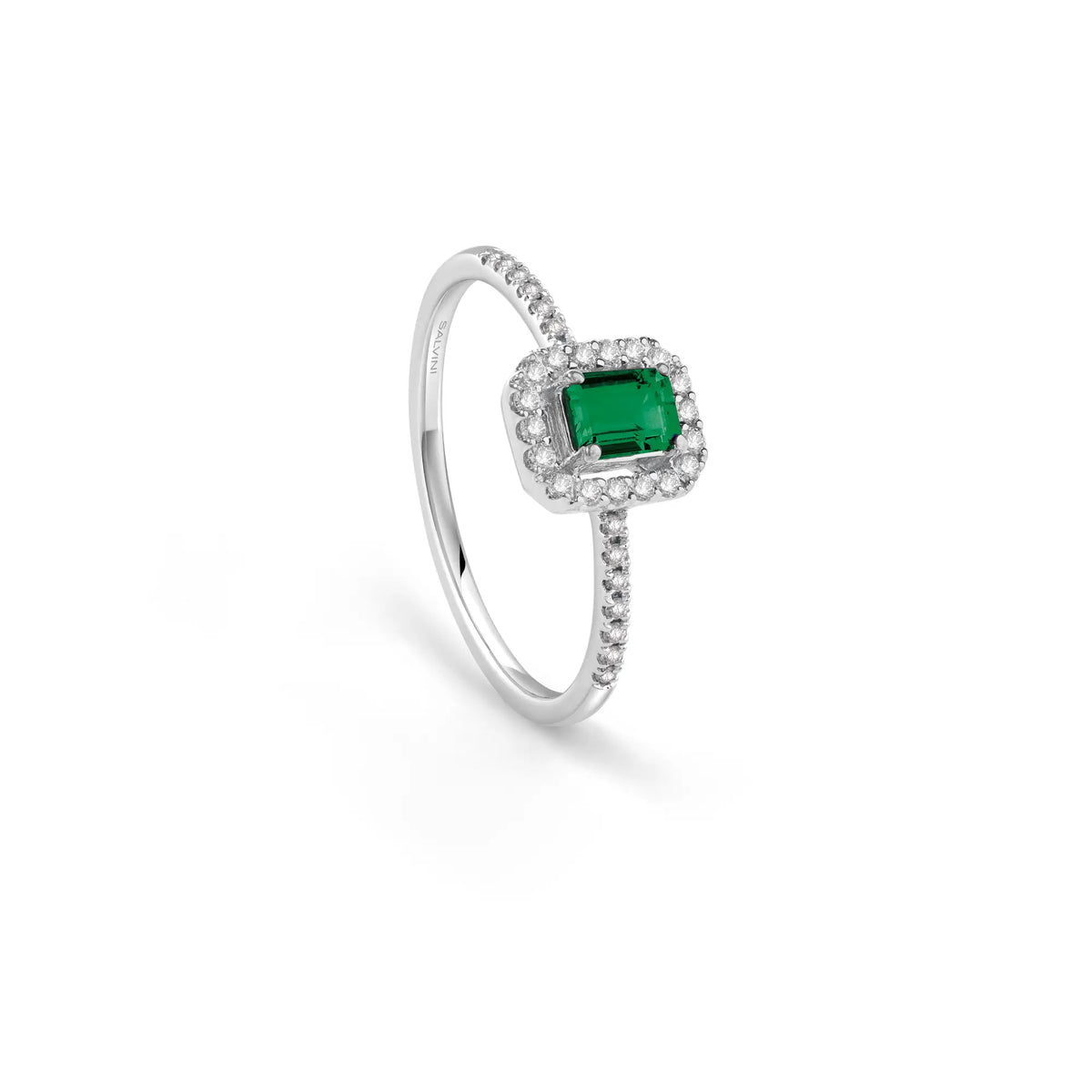 Salvini I Segni Heart Ring in White Gold and Diamonds