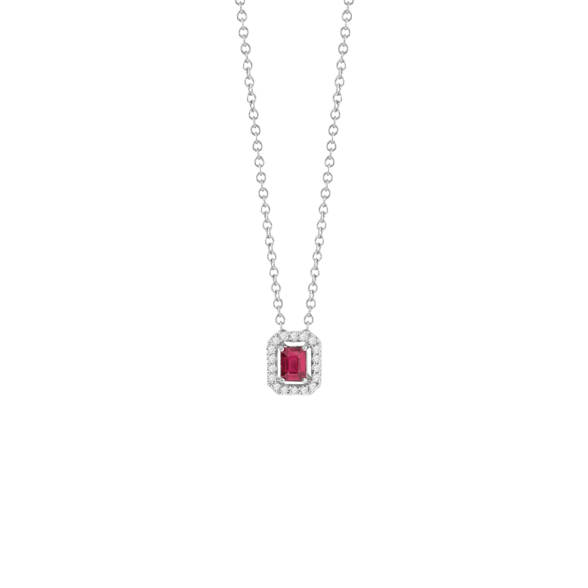Salvini Diamond and Ruby Necklace 0.85