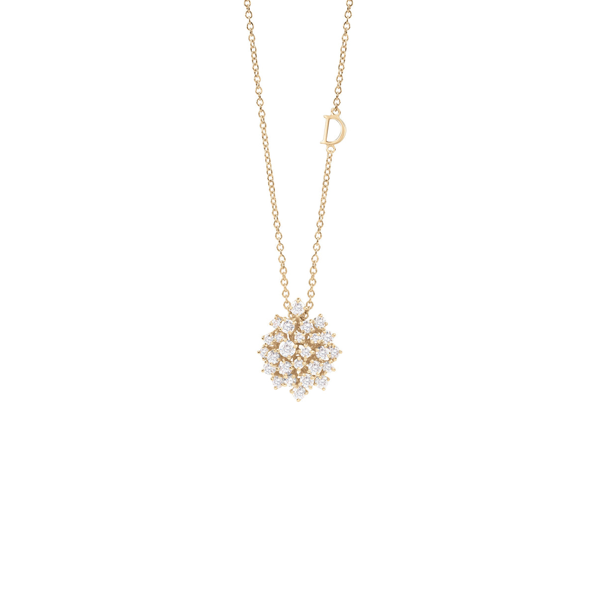 Damiani Collana Mimosa in Oro Giallo e Diamanti