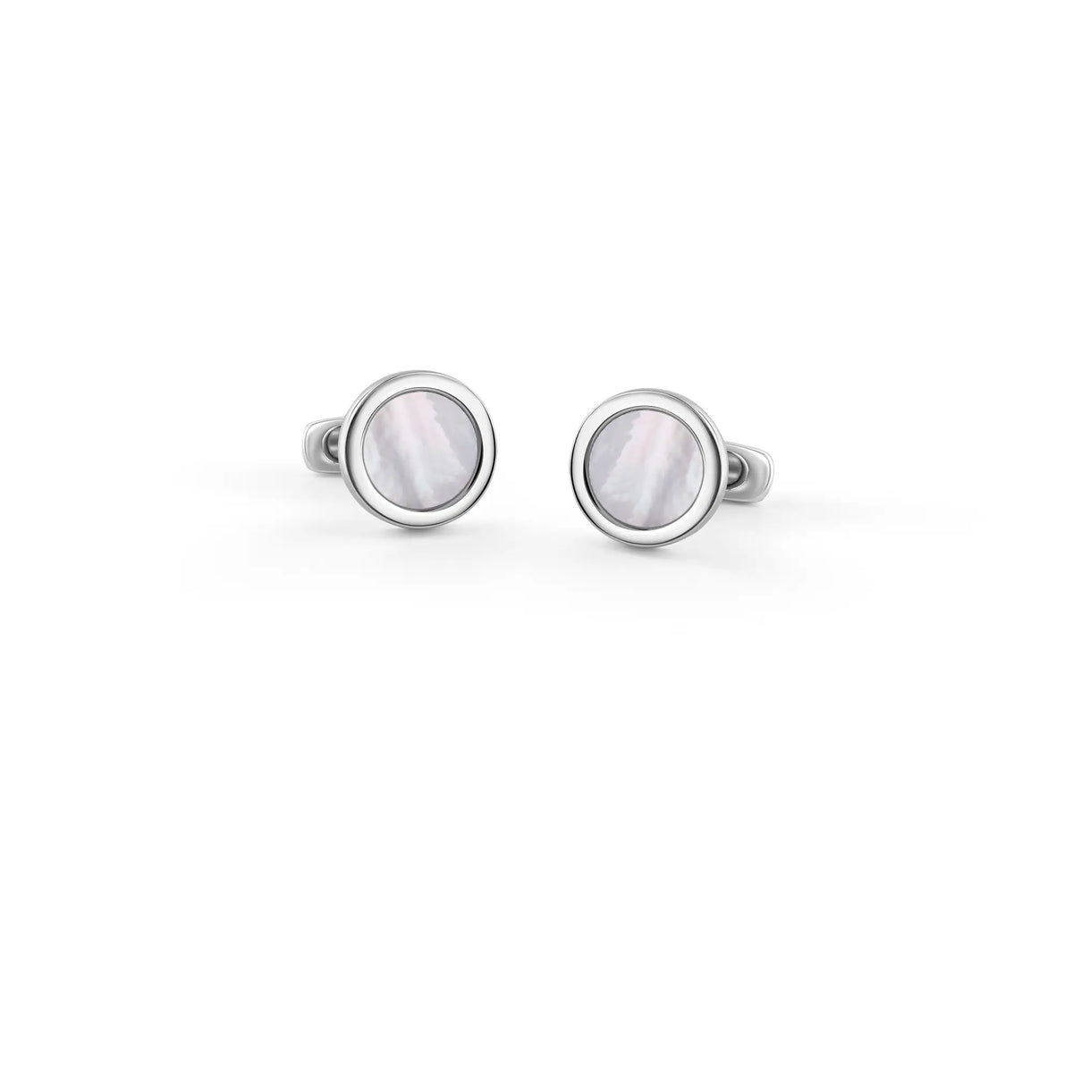 Salvini Nuvolari Gemelli Silver Onyx and Diamonds