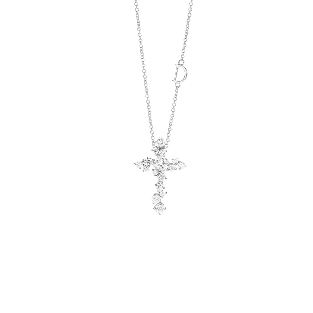 Damiani Mimosa Necklace in White Gold and Diamonds