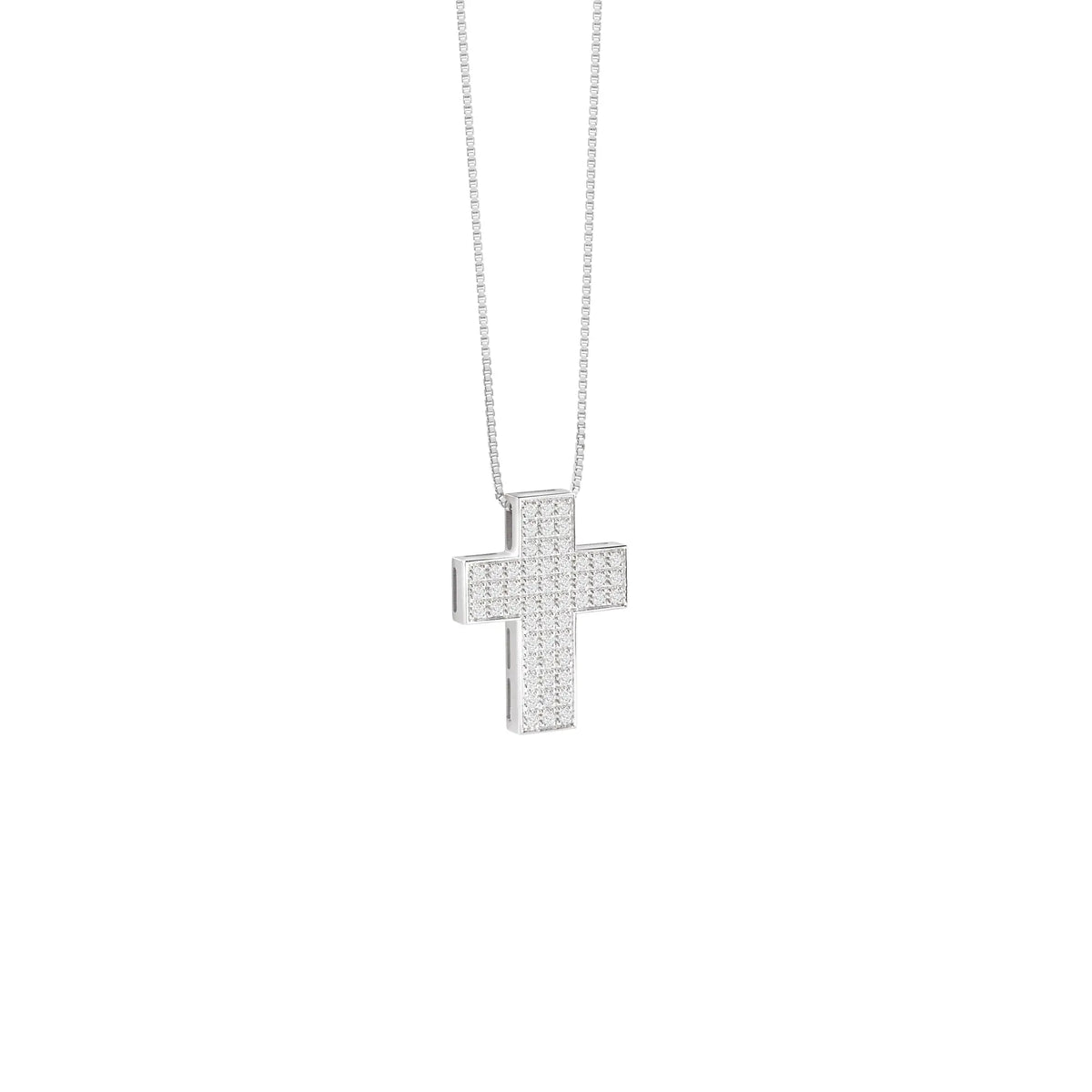 Salvini I Segni Heart Necklace in White Gold and Diamonds 0.37 ct