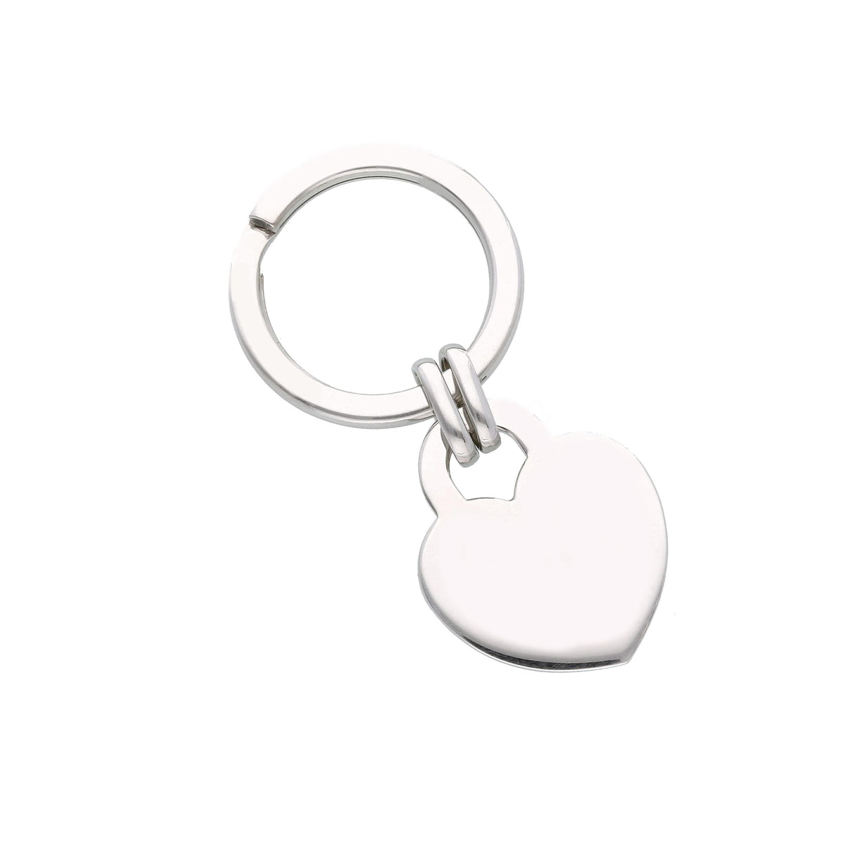 Maiocchi Silver Heart Keyring Silver