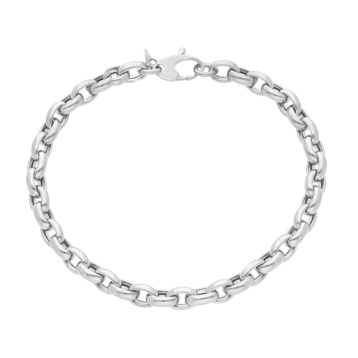 Maiocchi Gold Bracciale Rolò in Oro Bianco 18kt