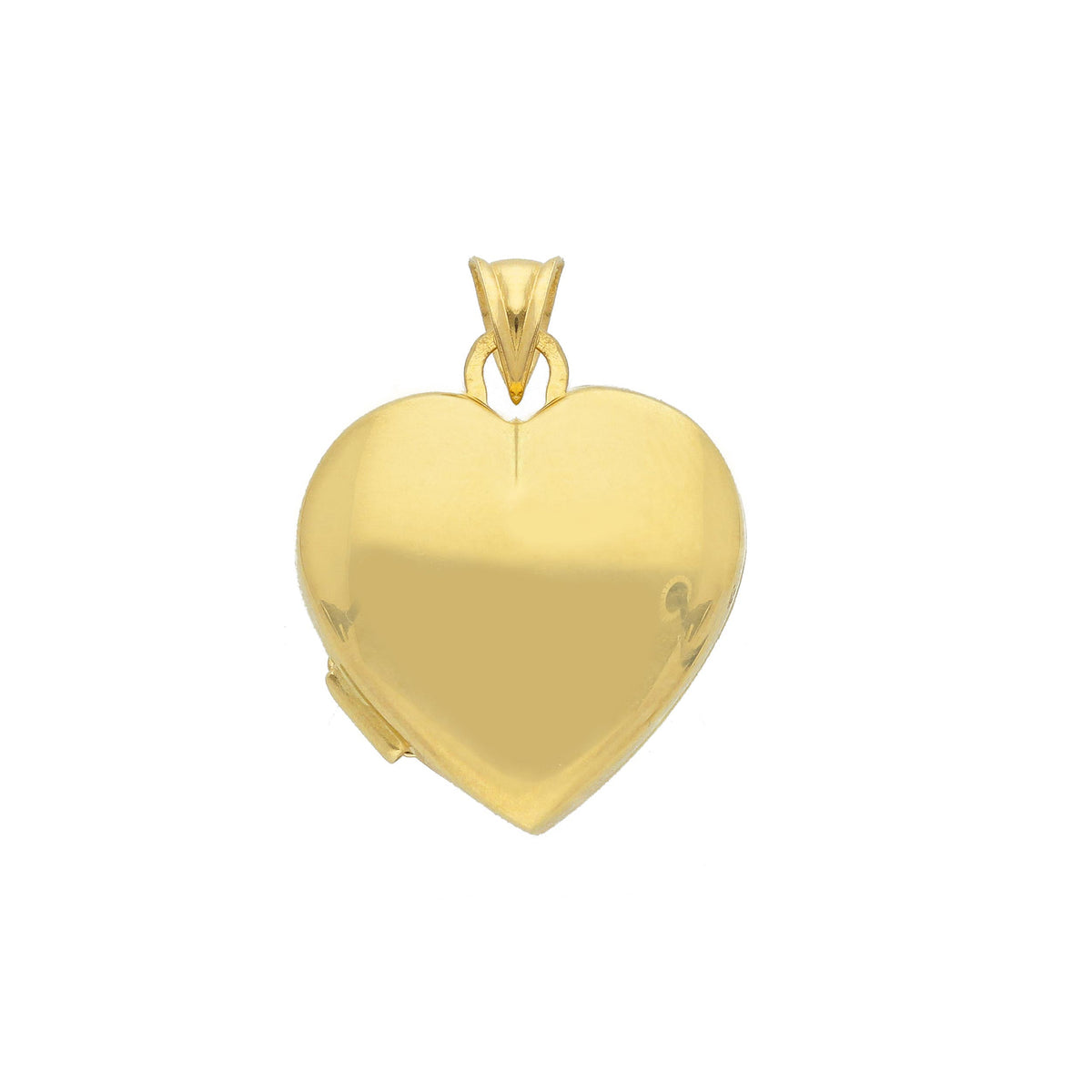  Heart Photo Pendant in 18kt Yellow Gold