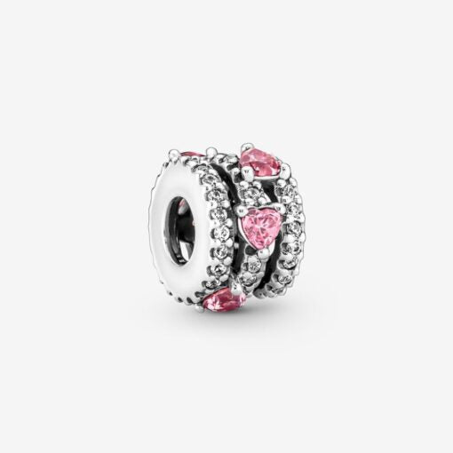 Pandora Charm Cuori Rosa 791161C01