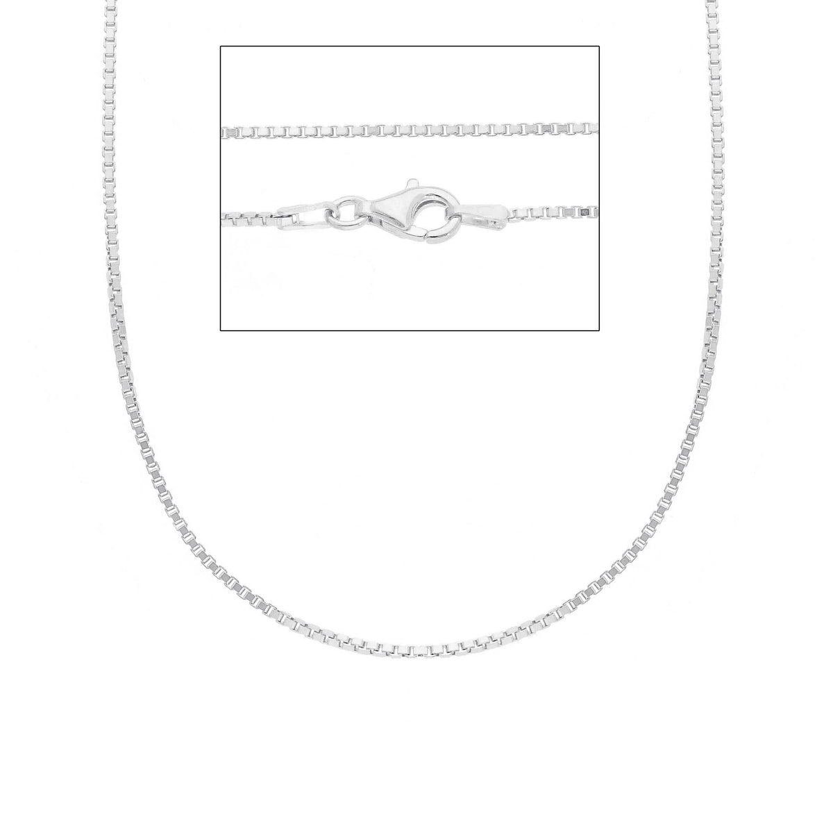 Maiocchi Silver Venetian Silver Chain 45 cm