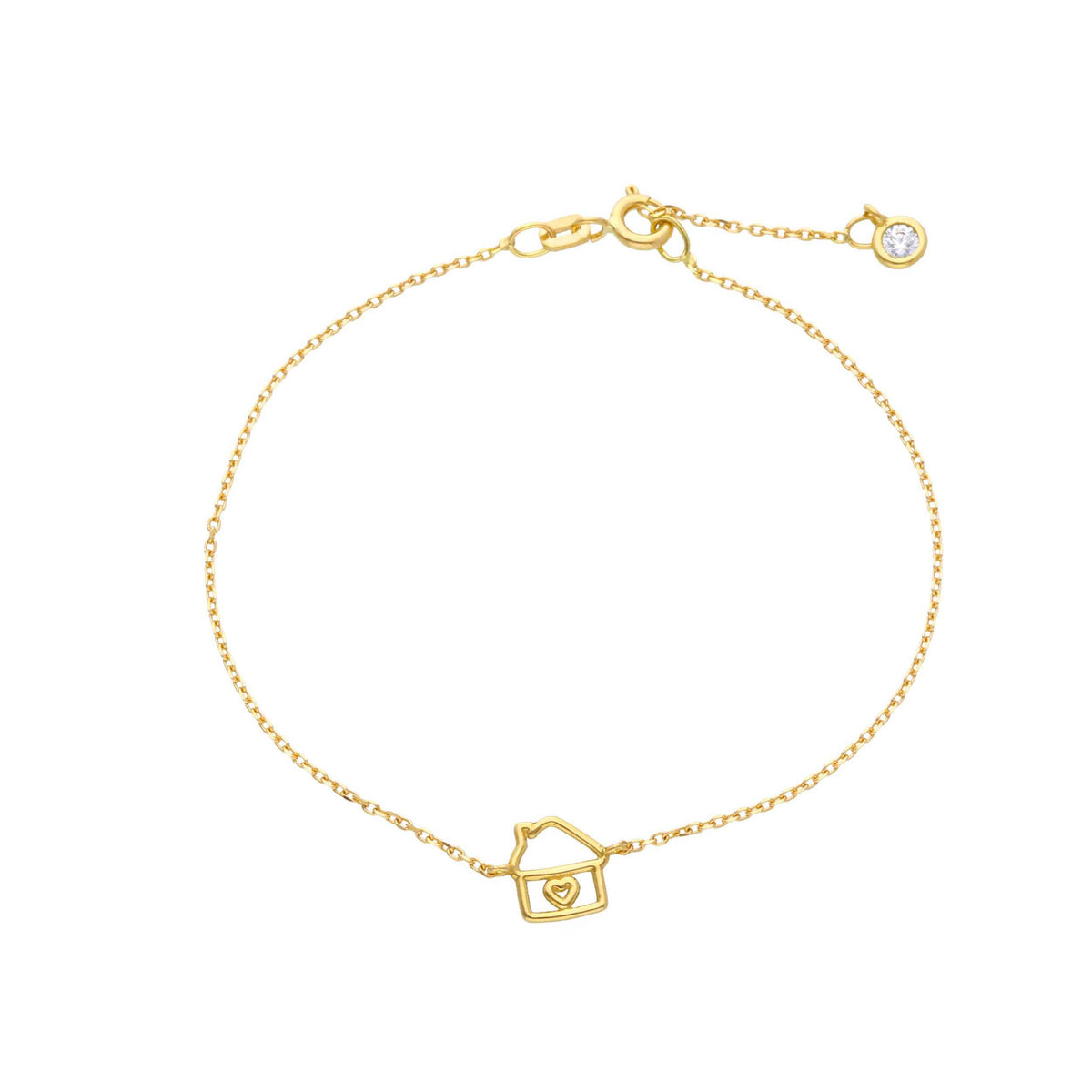 Bracciale Casetta Oro Giallo 18kt