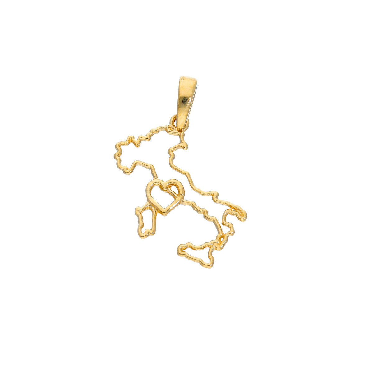 Ciondolo Italia in Oro Giallo 18kt