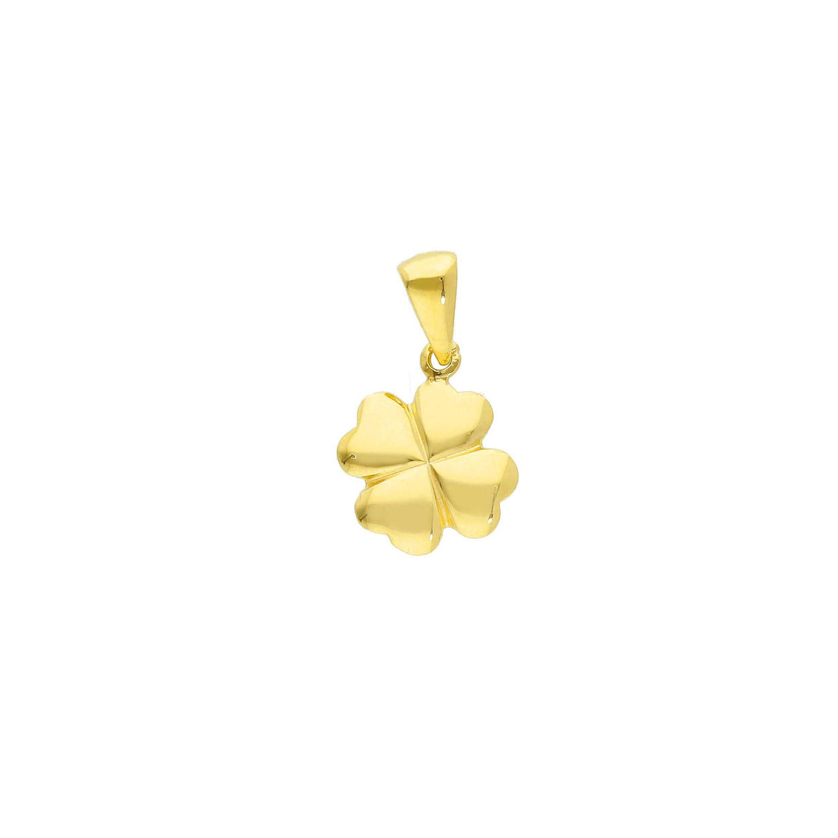 Ciondolo Quadrifoglio in Oro Giallo 18kt
