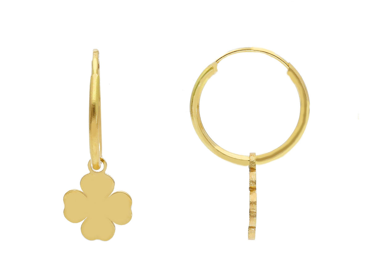  Maiocchi Gold 18kt Yellow Gold Pendant Earrings