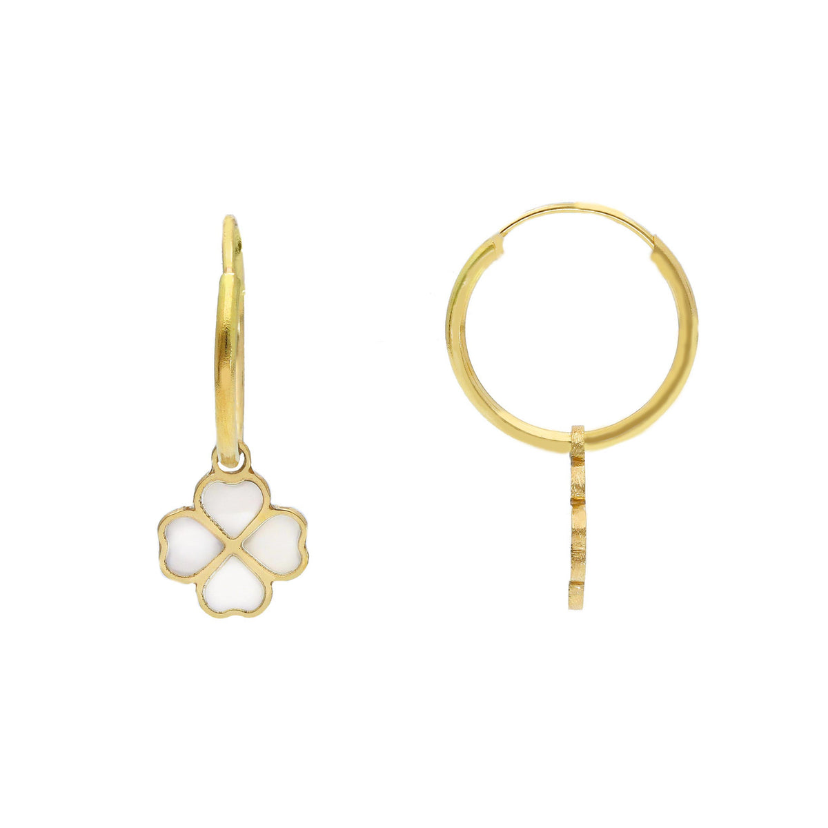  Maiocchi Gold 18kt Yellow Gold Pendant Earrings