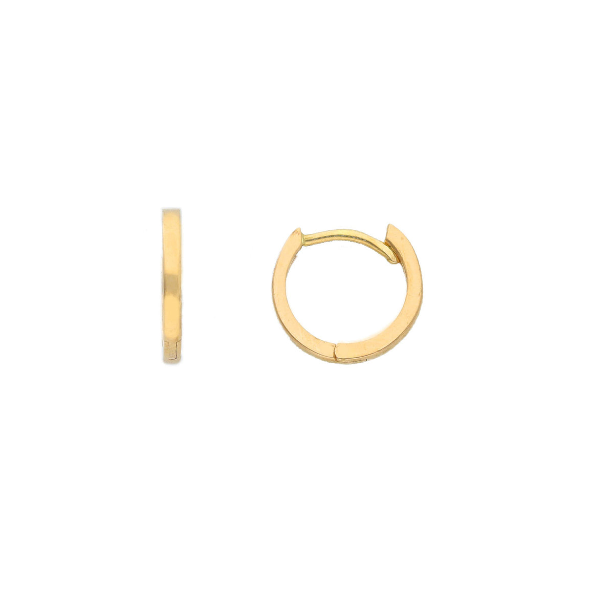  Scattino Hoop Earrings in 18kt Yellow Gold