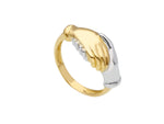  S. Rita Ring in 18kt Yellow and White Gold