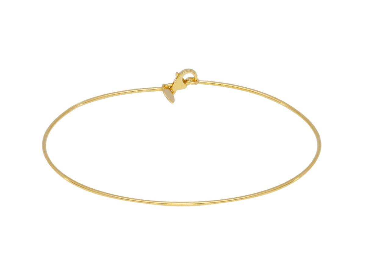 Bracciale Rigido 1 mm Oro Giallo 18kt