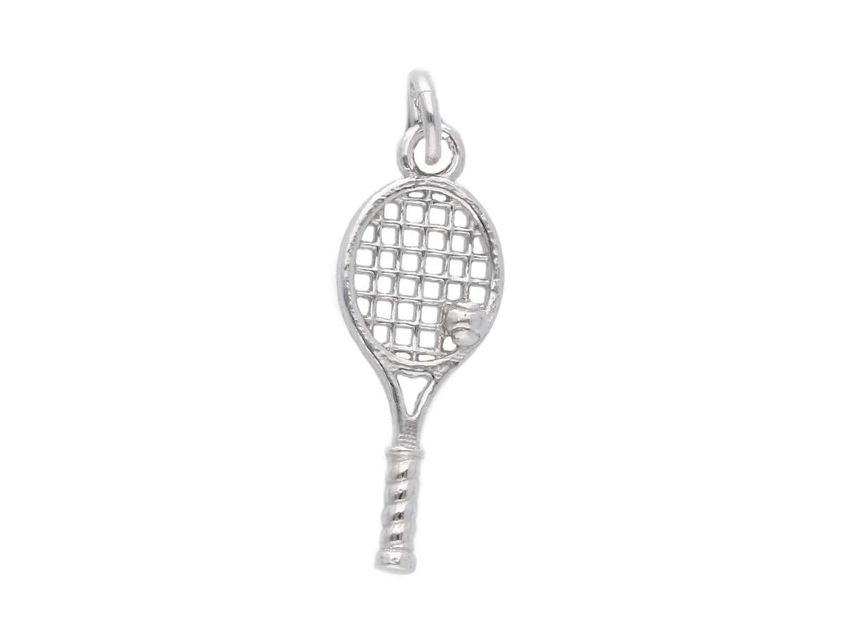 Maiocchi Silver Tennis Racket Pendant Silver