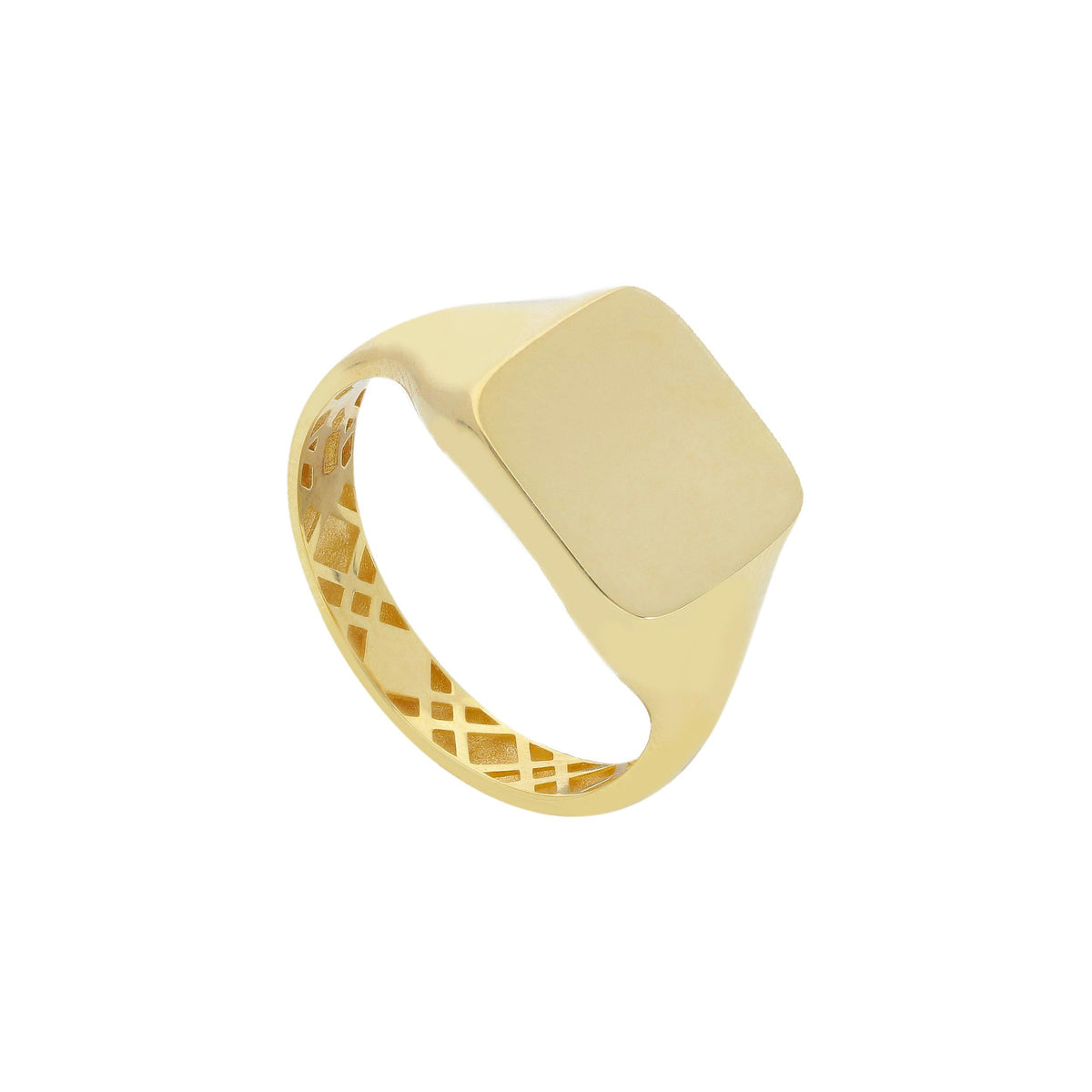 Chevalier Ring in 18kt Yellow Gold